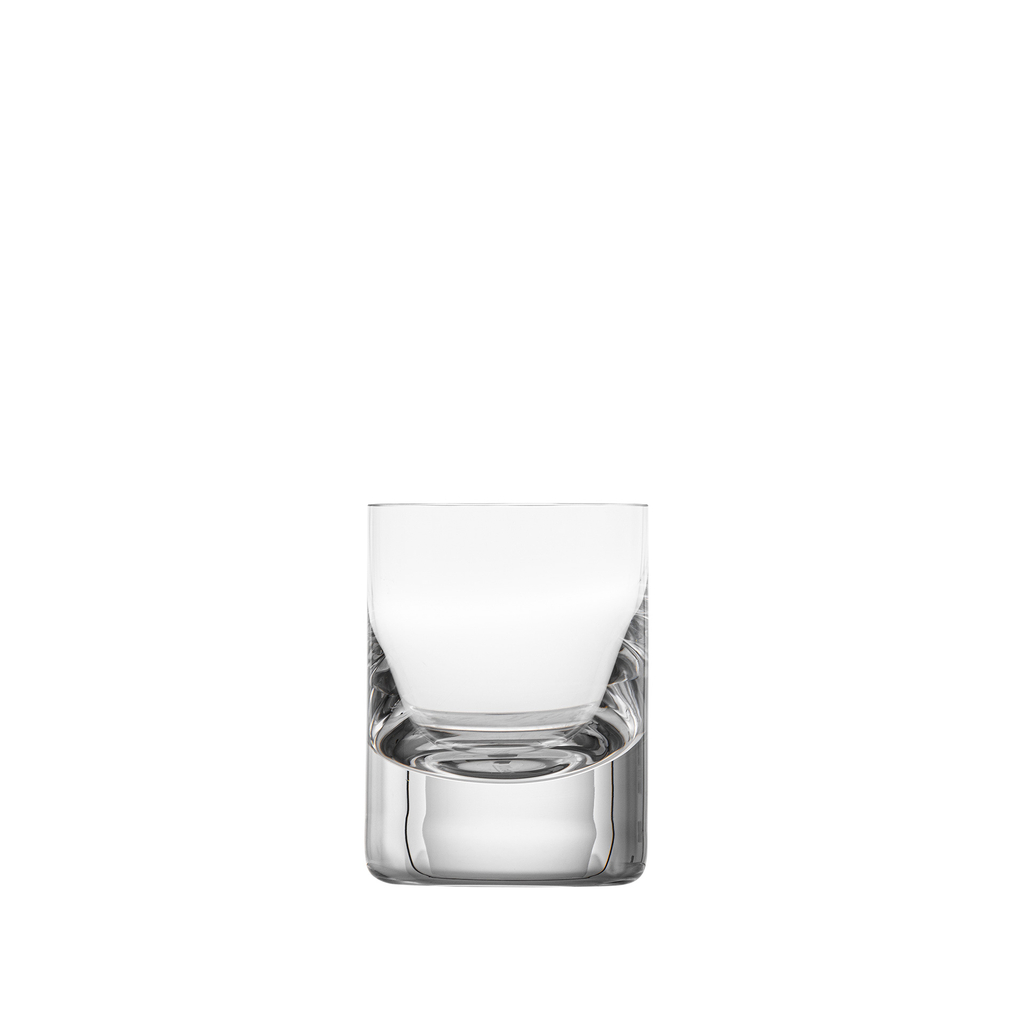 A clear spirit (shot) glass from Bohemian crystal by Moser