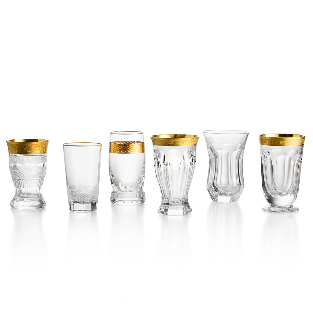 Luxury Tasting Set 6 Crystal Glasses | Moser Glass