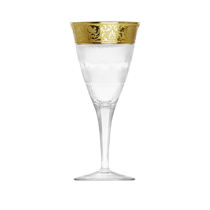 Bohemian cut crystal champagne flute glass (185 ml) by Moser