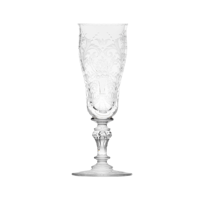 Bohemian cut crystal champagne flute glass (185 ml) by Moser