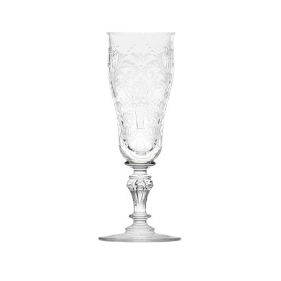 Baroque champagne glass, 120 ml