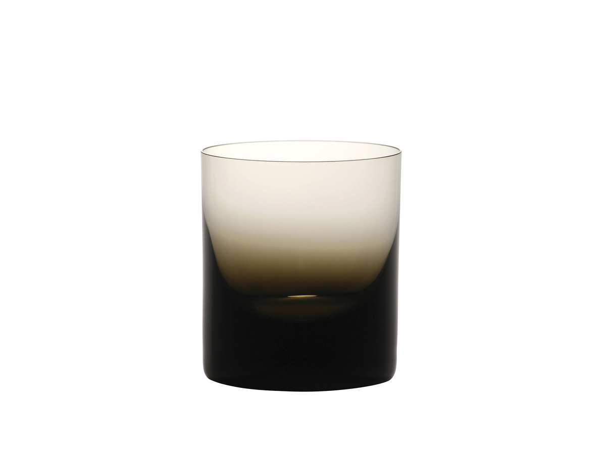 Grey Bohemian crystal Old Fashioned whisky glass by Moser
