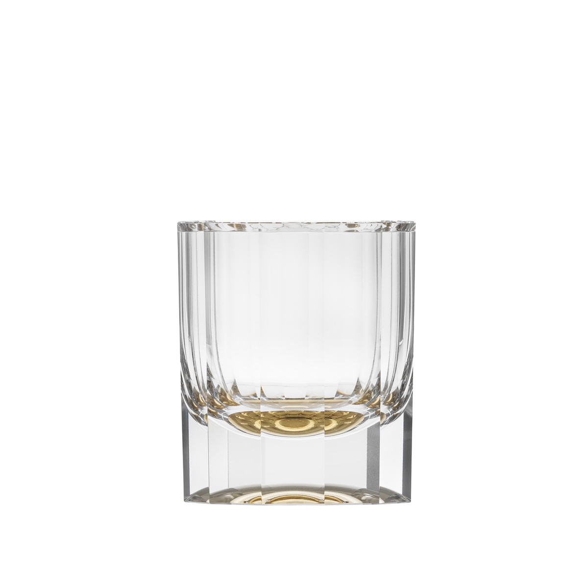 Bohemian cut crystal Old Fashioned whisky glass by Moser