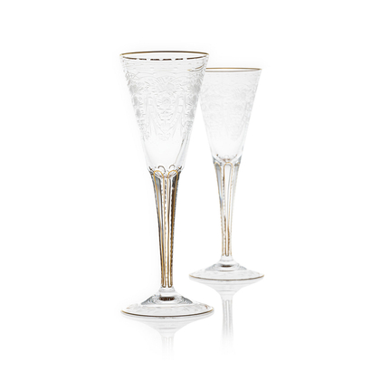 Maharani sklenka na šampaňské, 160 ml – sada 2 kusů