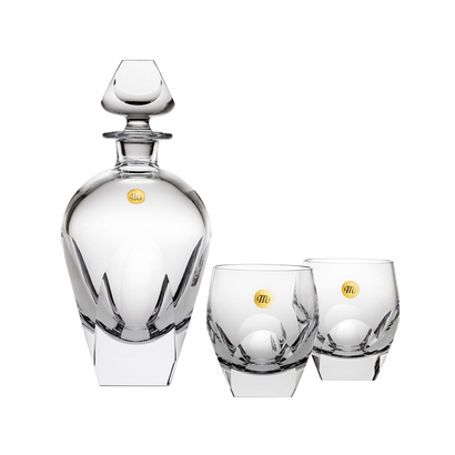 Bar set of carafe and two glasses – 90th anniversary