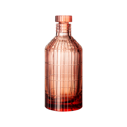 Carafe and jugs of hand-blown and cut Moser crystal