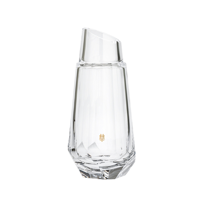 Carafe and jugs of hand-blown and cut Moser crystal