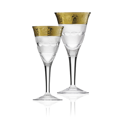 Bohemian cut crystal champagne flute glass (185 ml) by Moser