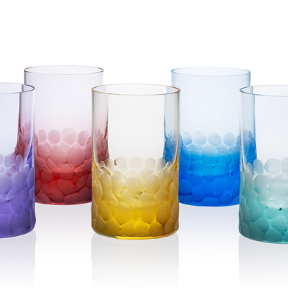Whisky Set pebbles glass, 200 ml – set of 6 glasses