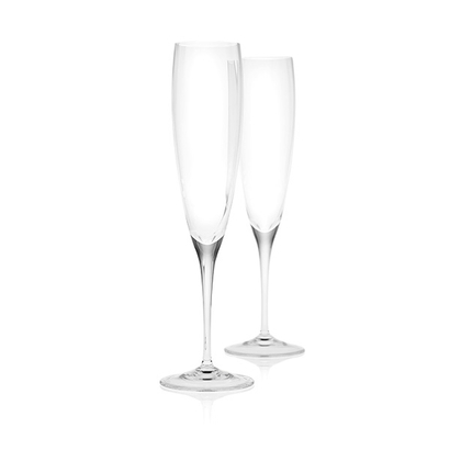 Optic chamapagne glass, 200 ml – set of 6 glasses