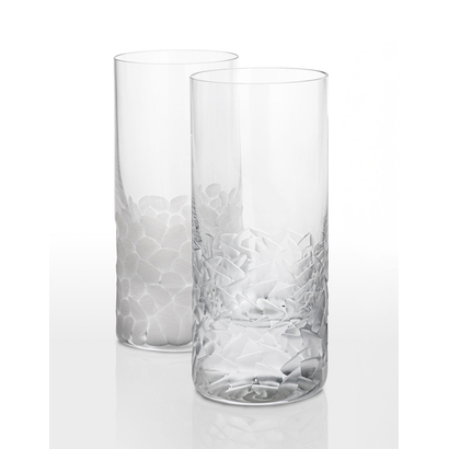 Whisky set sklenice, 330 ml, mix brusů – sada 4 kusů
