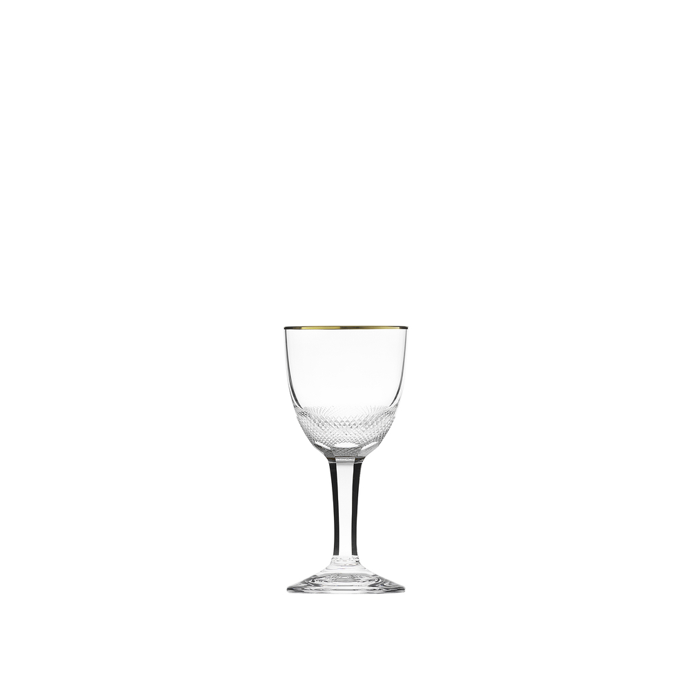 Handcut Bohemian crystal liqueur glass (40 ml) by Moser