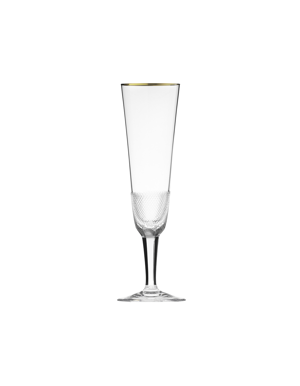 Bohemian crystal champagne flute glass (180 ml) by Moser