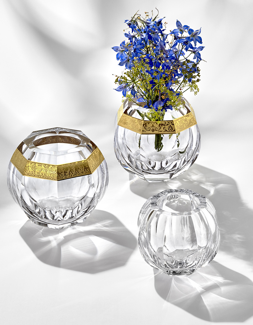 Hand-cut Bohemian crystal vase Beauty by Moser