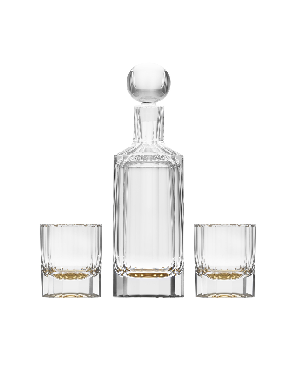 Solaris set of a carafe and two glasses