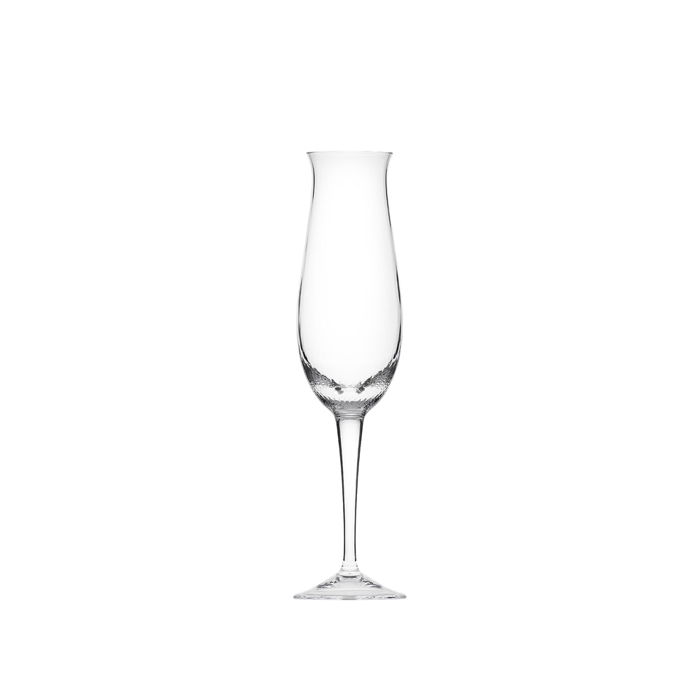 170 ml champaign flute glass of Moser crystal | Wellenspiel