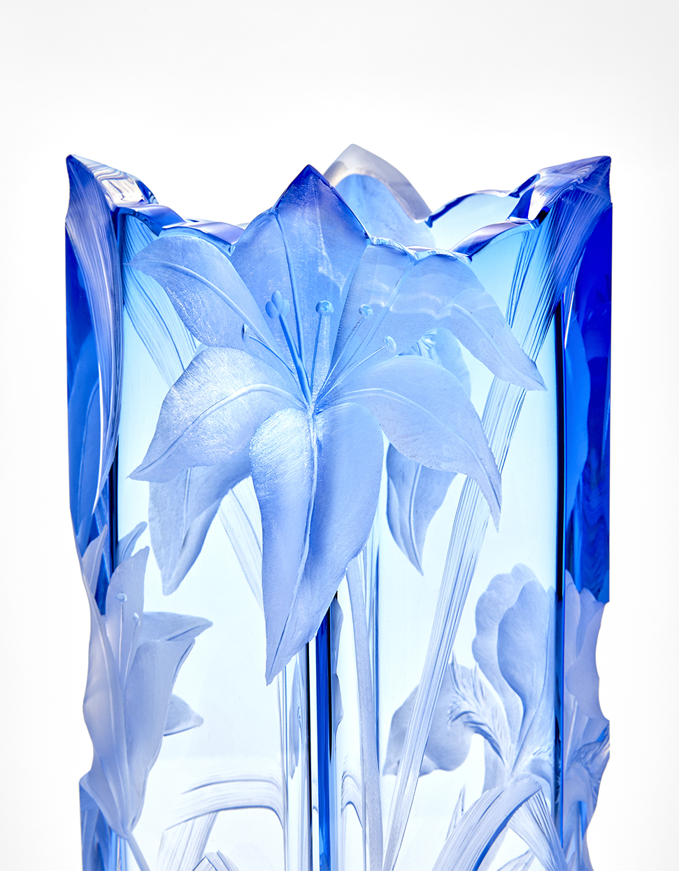 Irises váza, 30 cm - galerie #3
