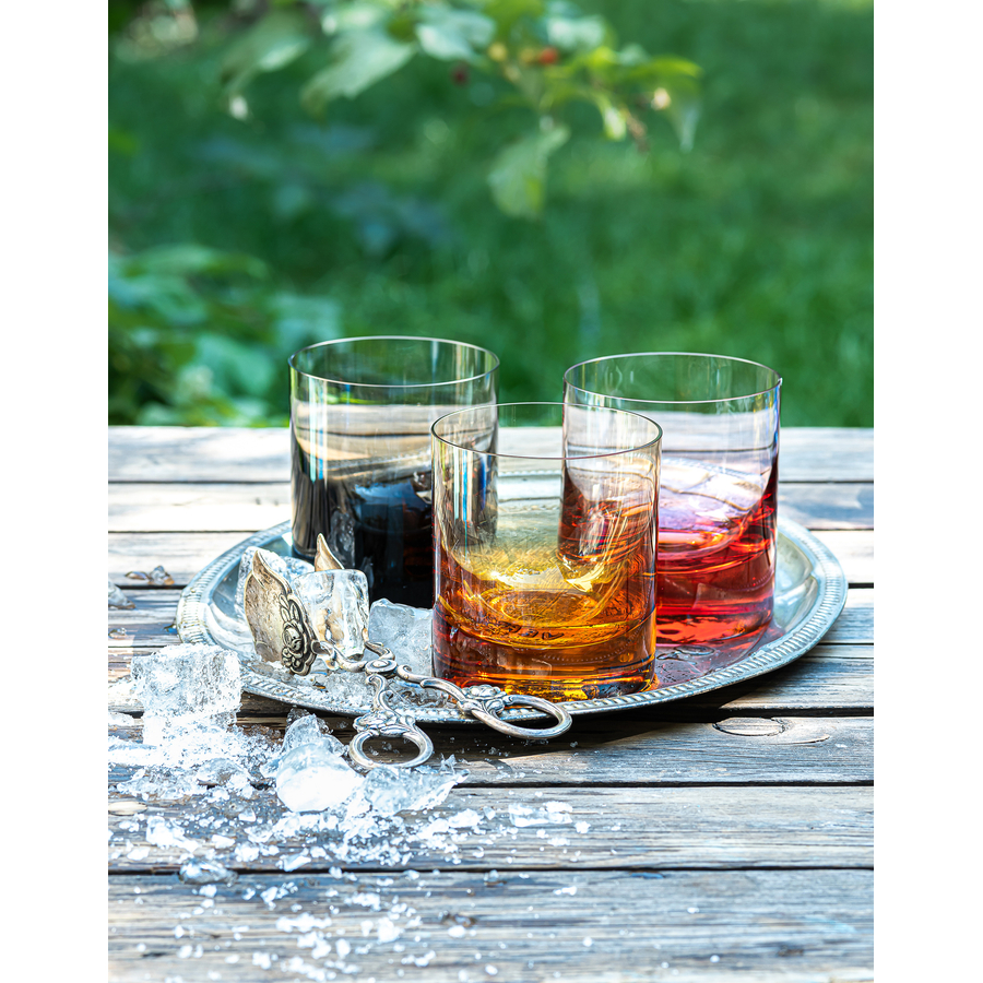 Harvey Whisky Glass & Coaster Set 2 Pack in Clear
