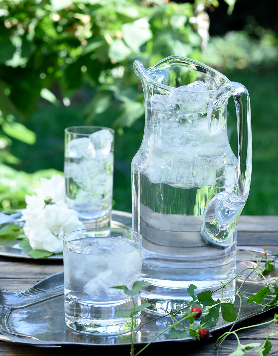 Modern Pitcher, Glass Pitcher with Lid - 1500ml Water Pitcher for