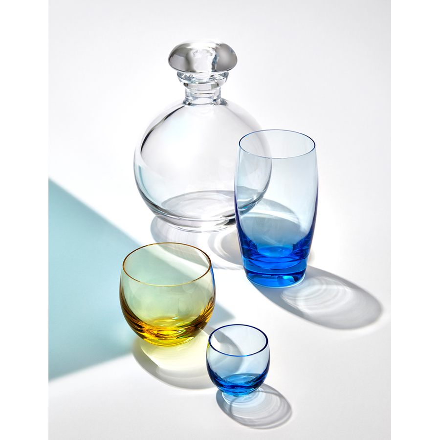Bohemian crystal shot glass for spirits by Moser