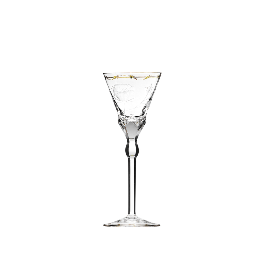180 ml clear handcut white wine glass Paula collection Moser