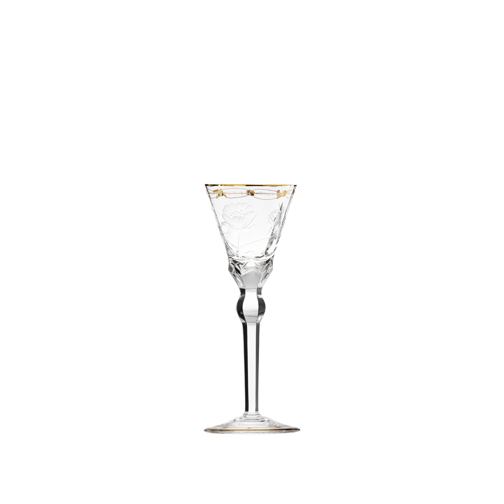 50 ml clear handblown shot glass Paula collection Moser