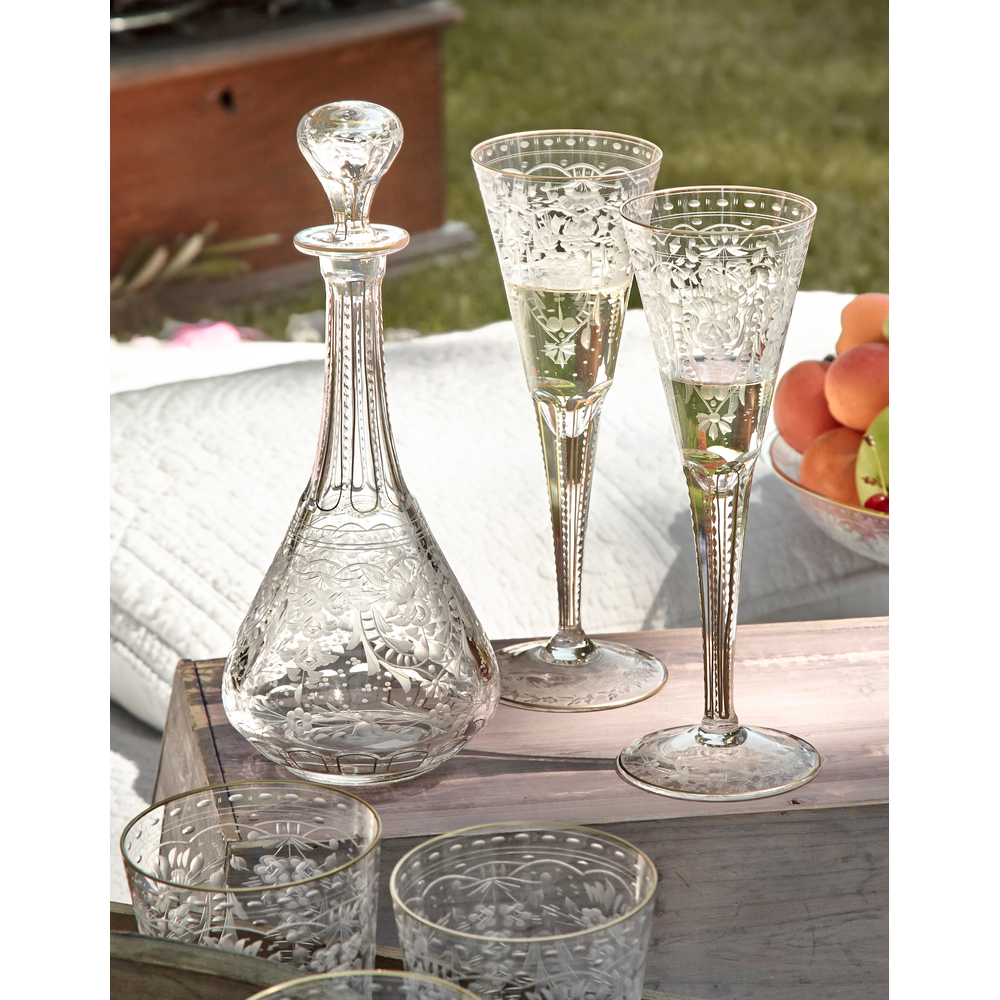 Bohemian crystal wine carafe (1,000 ml) by Moser