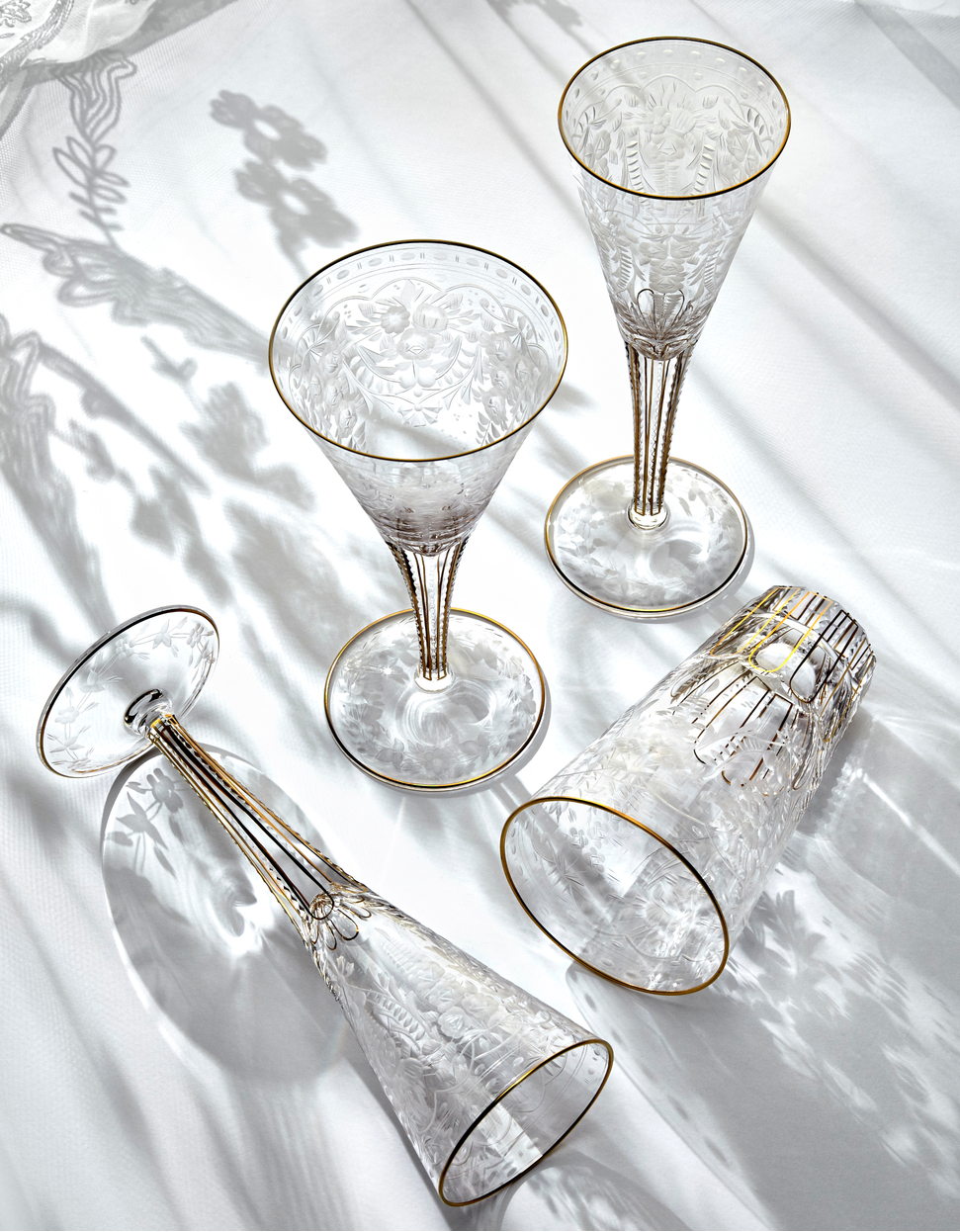 Cut Crystal Champagne Flute