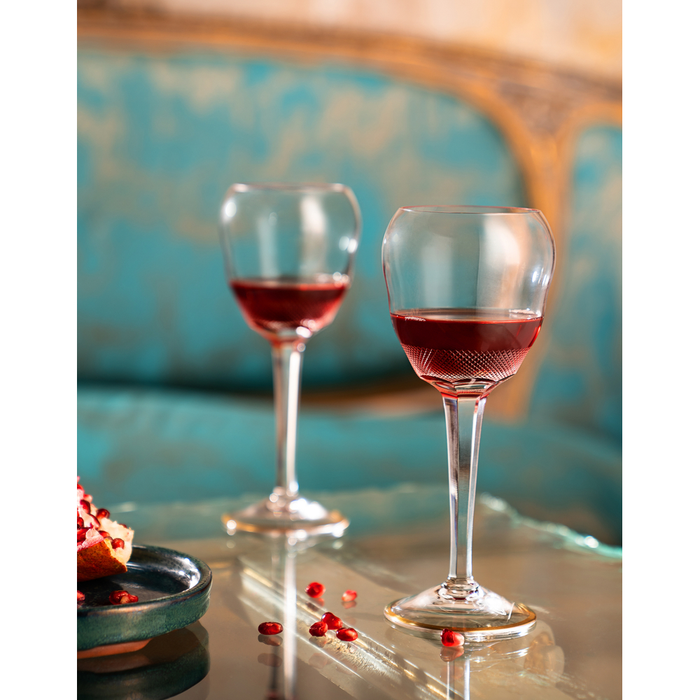 Sherry glass José Pizarro of cut Moser crystal