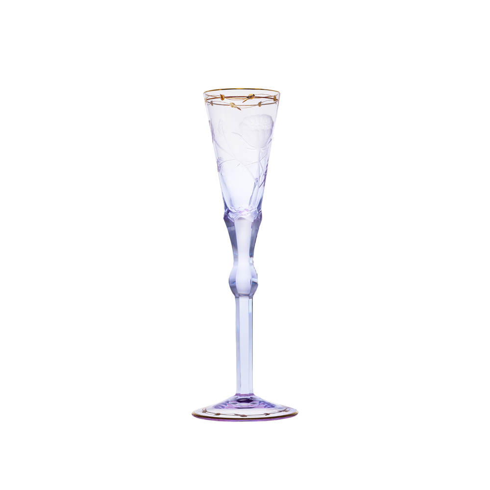 RITZENHOFF Bicchiere Da Champagne Kristallwind - Set Da 2 Pezzi, 250ml, Design Pesca E Lavanda - Foto 3