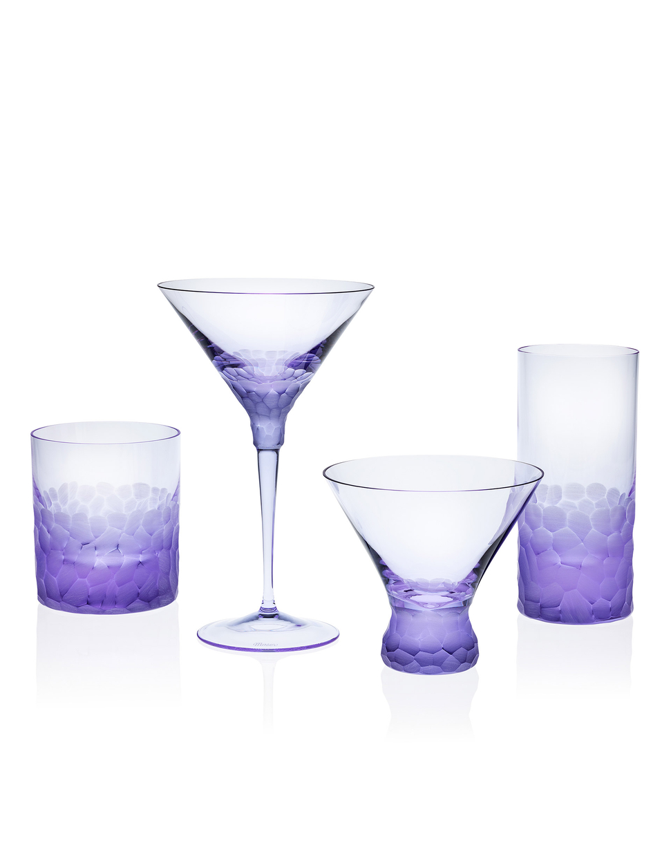 Bohemian crystal cocktail set Fluent and Whisky set from Moser