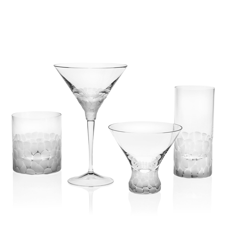 Clear crystal cocktail set Fluent and Whisky set from Moser Moser