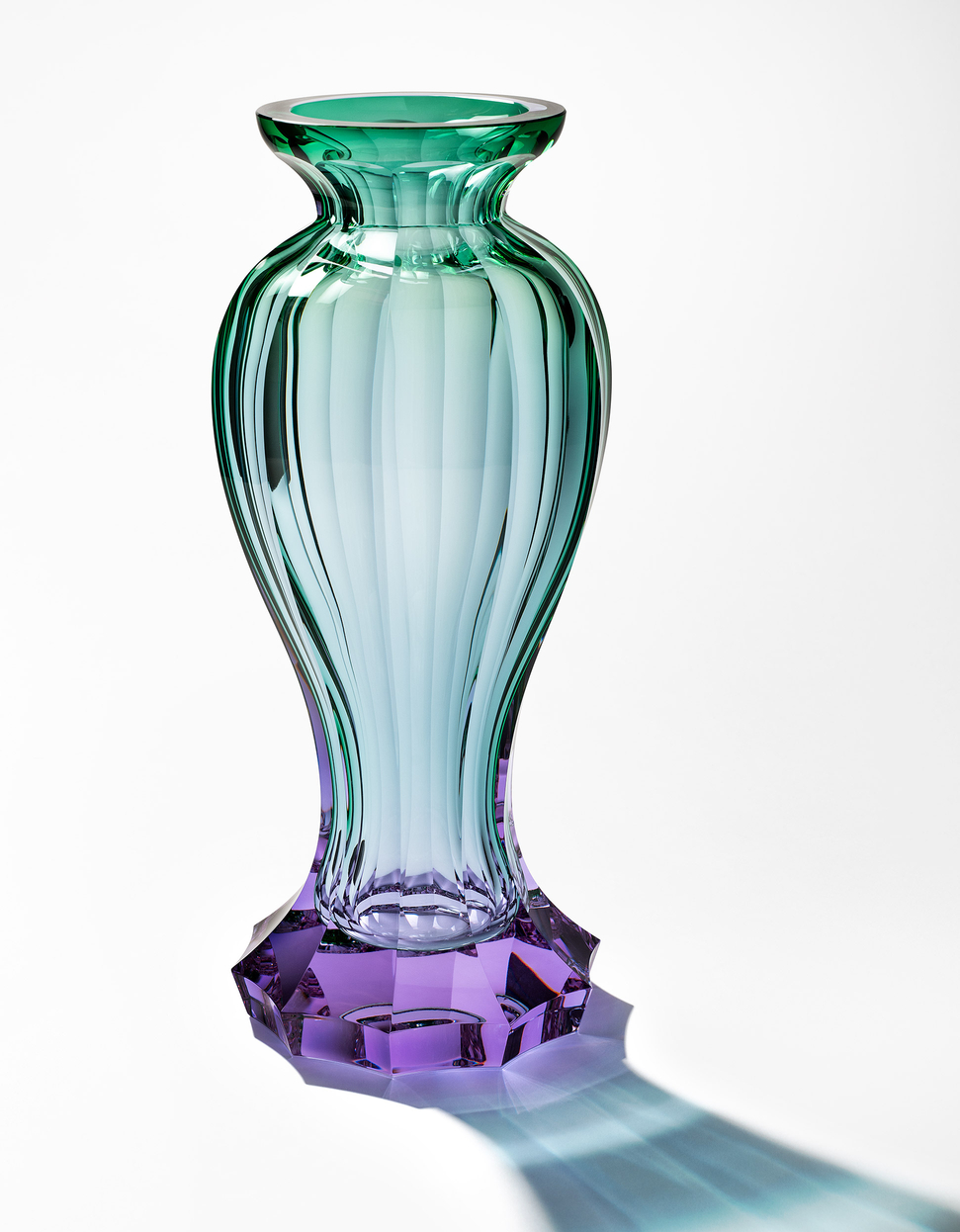Beautiful crystal Vase Amalfi by Moser