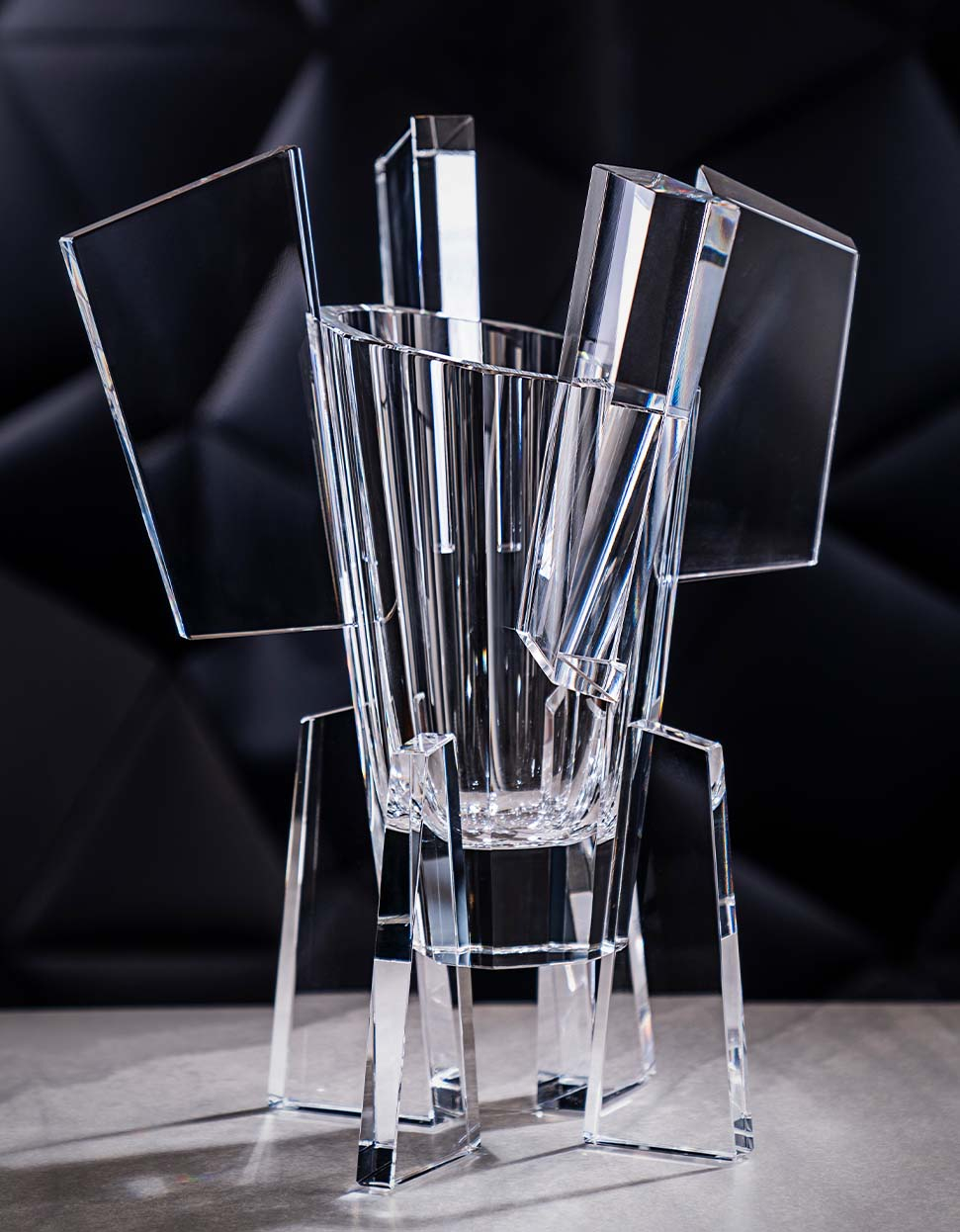 Kristalino váza, 42 cm - galerie #1
