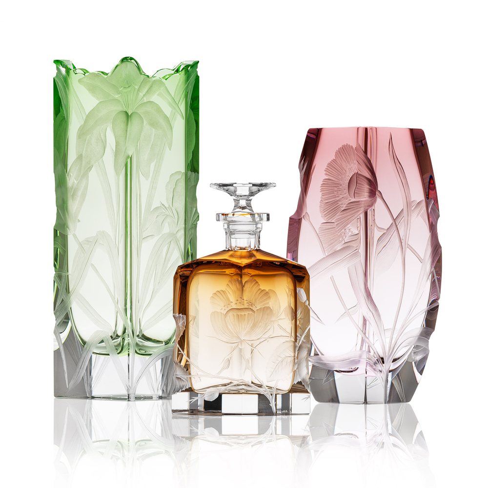 Kolekce secesních váz Moser - Moser