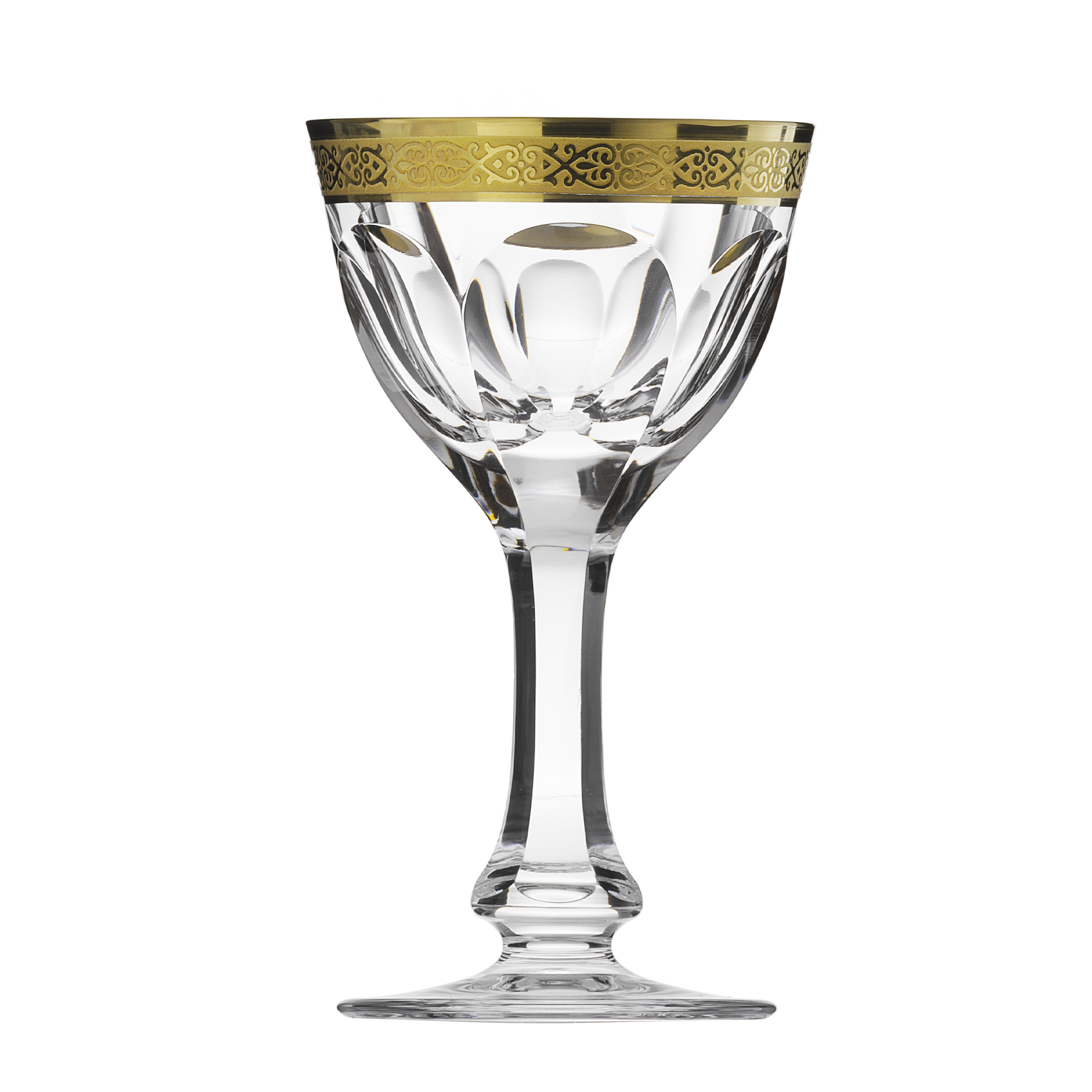 Bohemian crystal sherry glass 65 ml hand cut by Moser