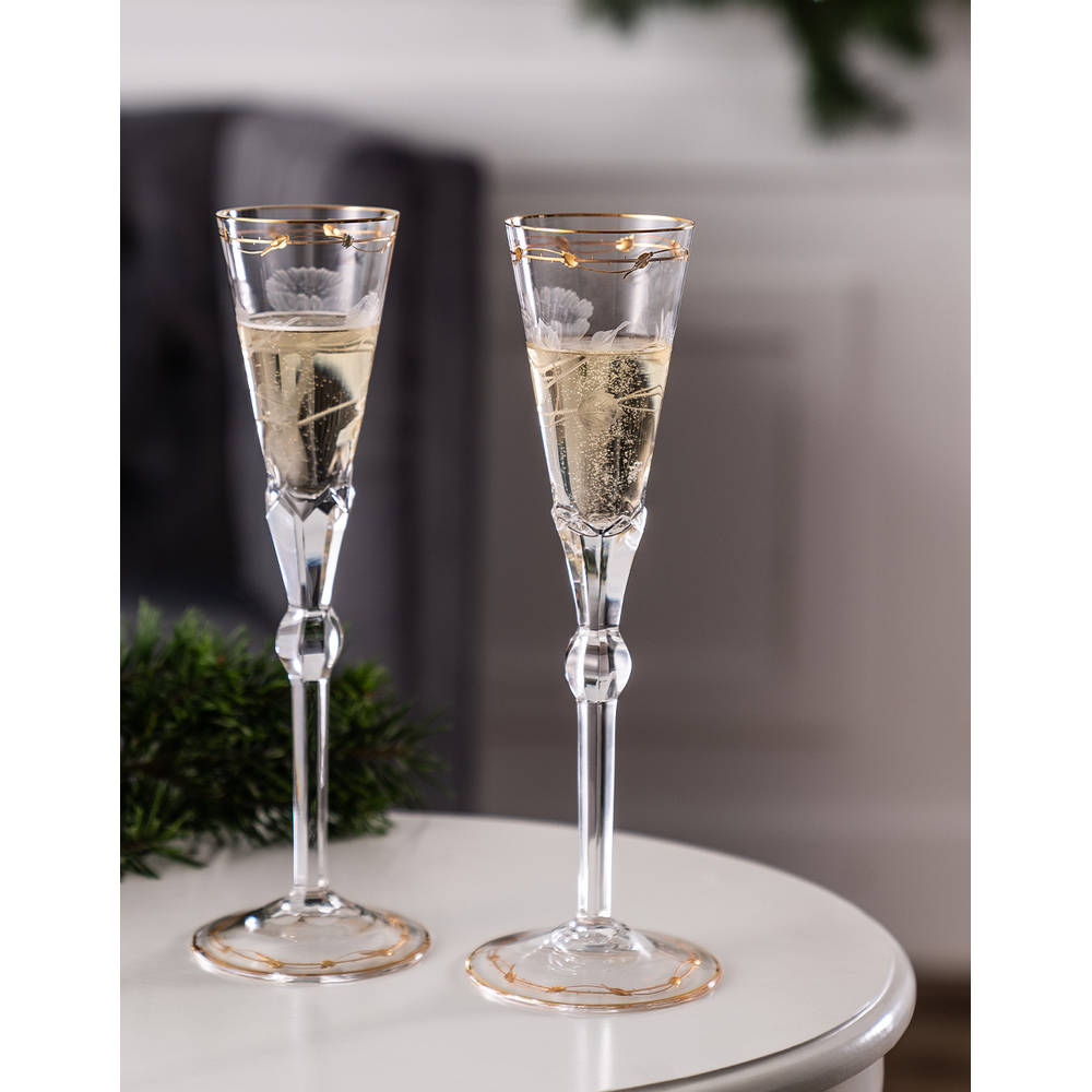 Champagne glasses sale set of 2