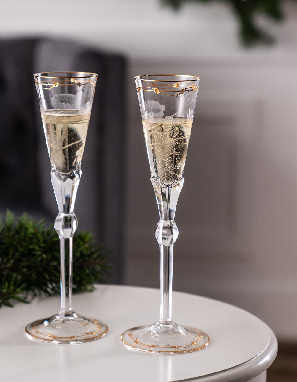 Paula champagne glass, 140 ml – set of 2 glasses - gallery #1
