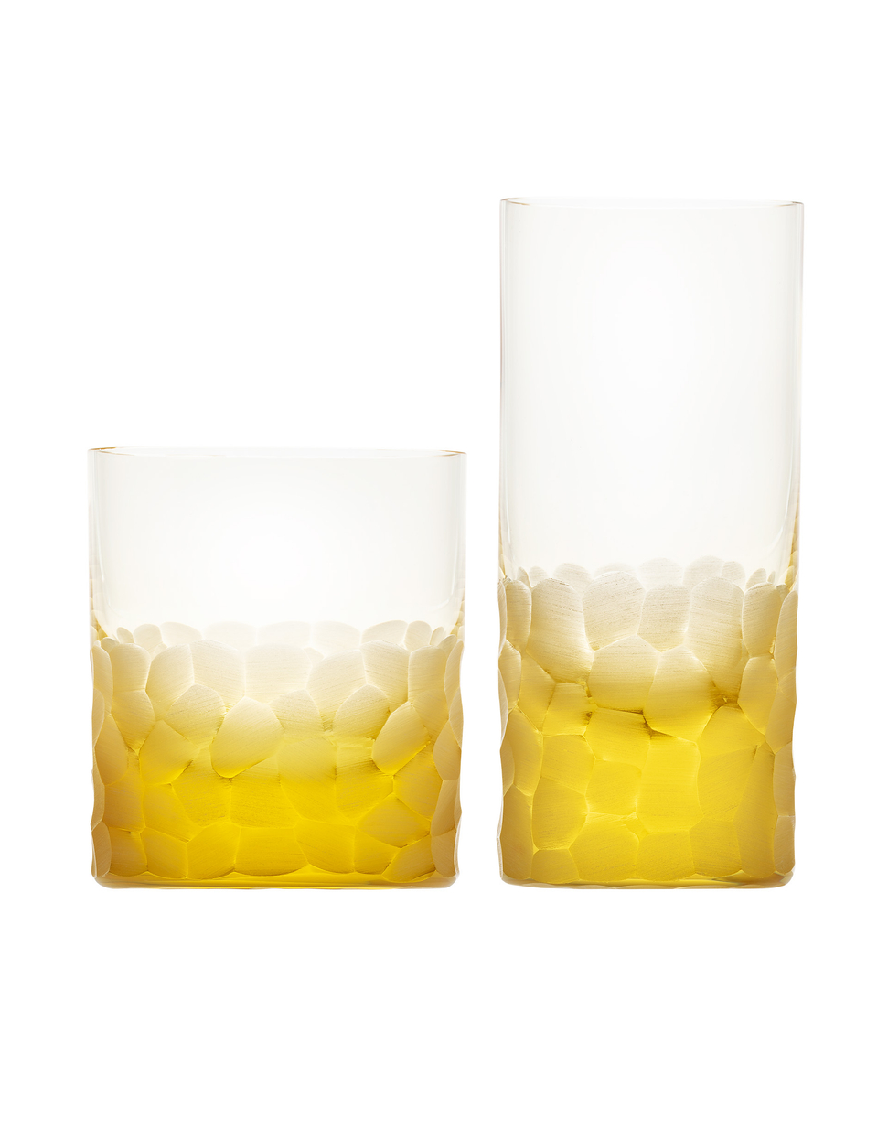 Whisky Set pebbles, set of 2 glasses