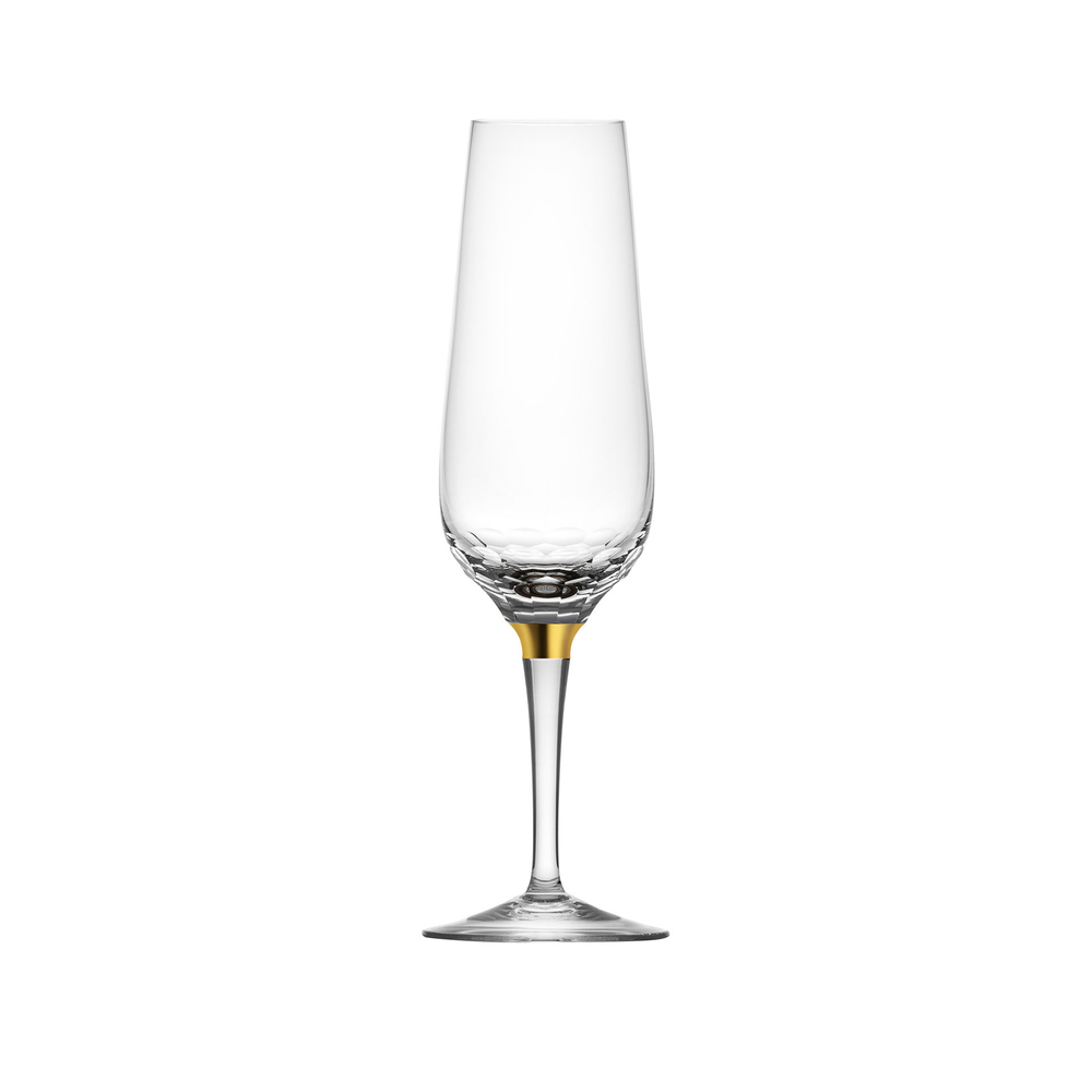 Cut champagne glass, 330 ml, from the Jewel Collection Moser