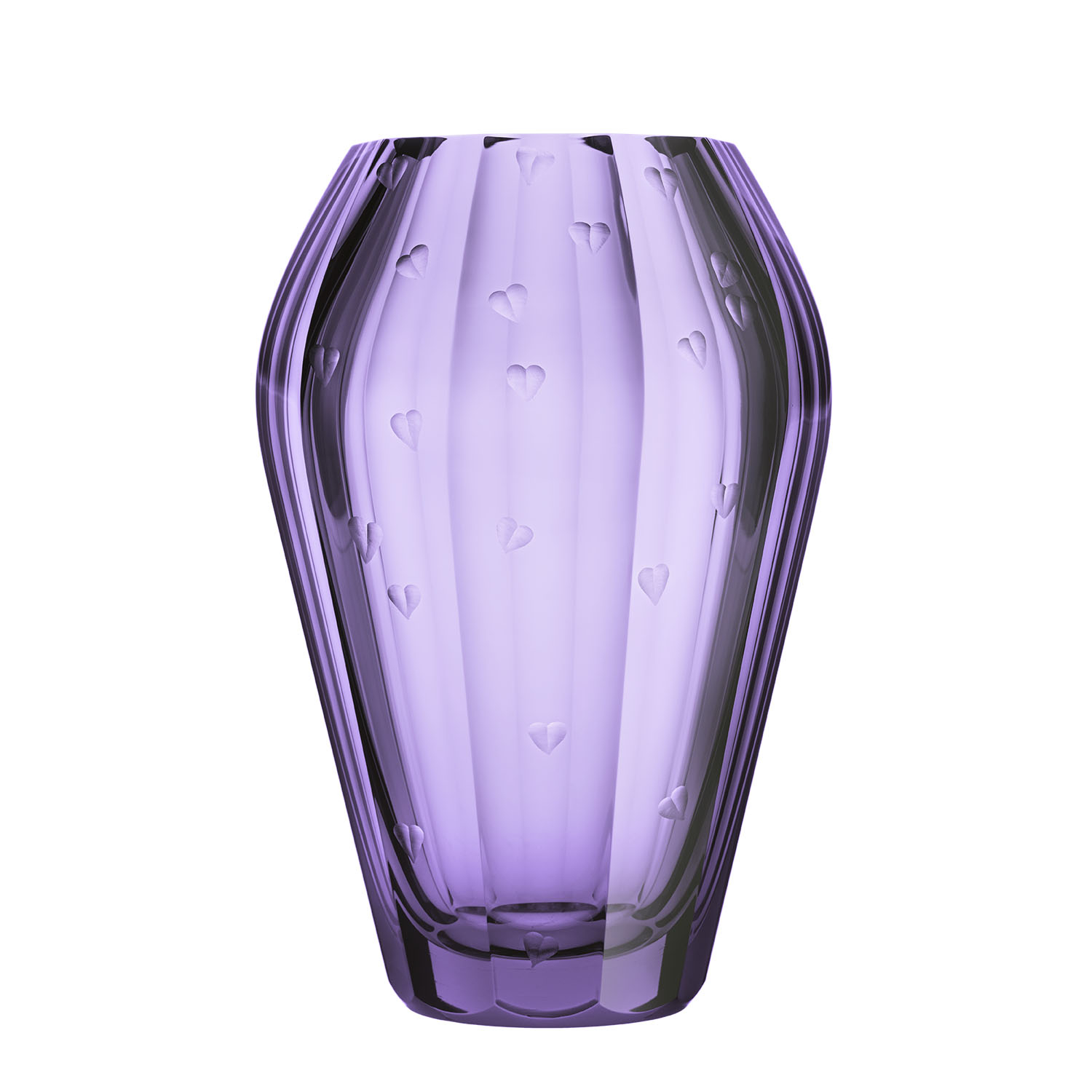 Diva vase hearts - 3 facets