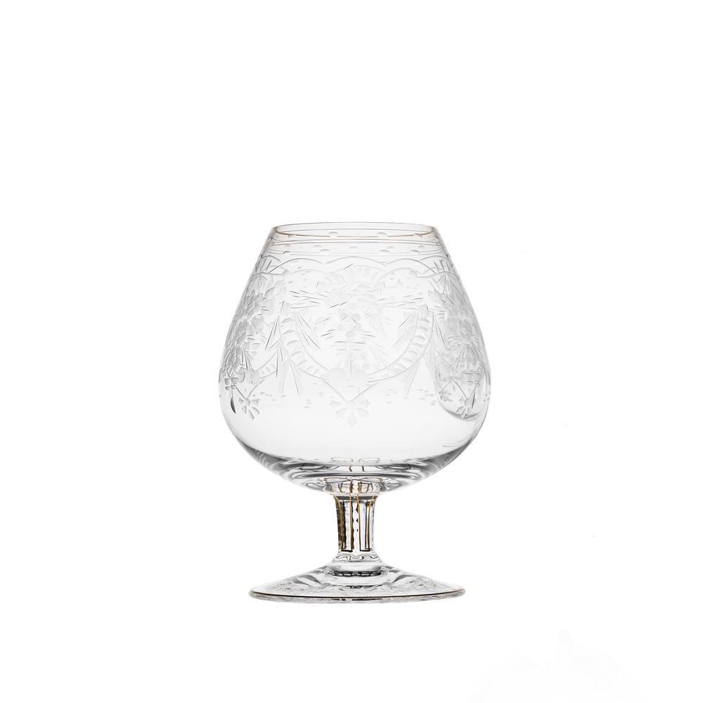 Crystal on sale brandy glasses