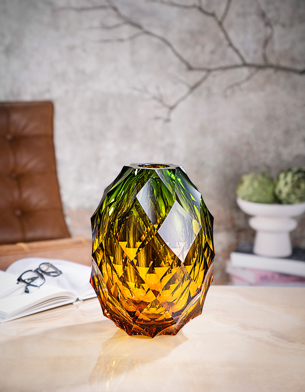 crystal pineapple vase products for sale