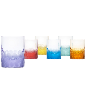 Whisky Set pebbles shot glass, 60 ml – set of 6 pieces