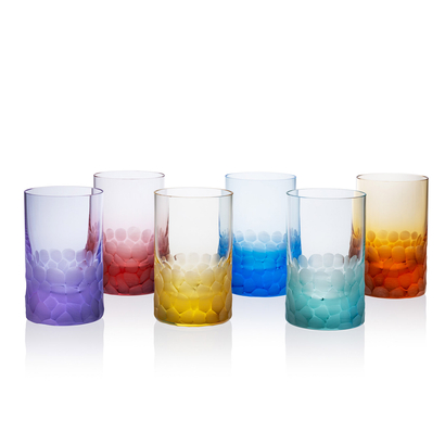Whisky Set pebbles glass, 200 ml – set of 6 glasses