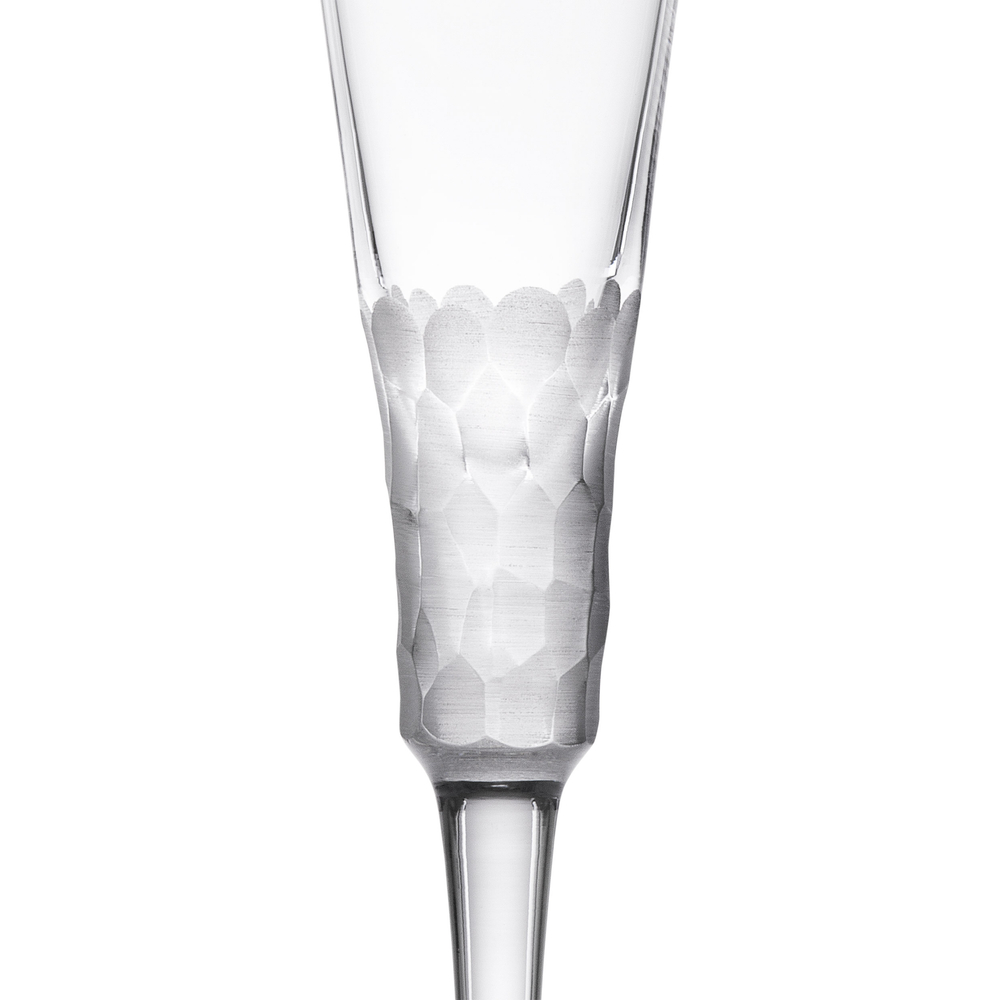 ETTER ジュビロームフラッシュ 空瓶 Champagne flute glass 170 ml from the Fluent collection | Hand-cut