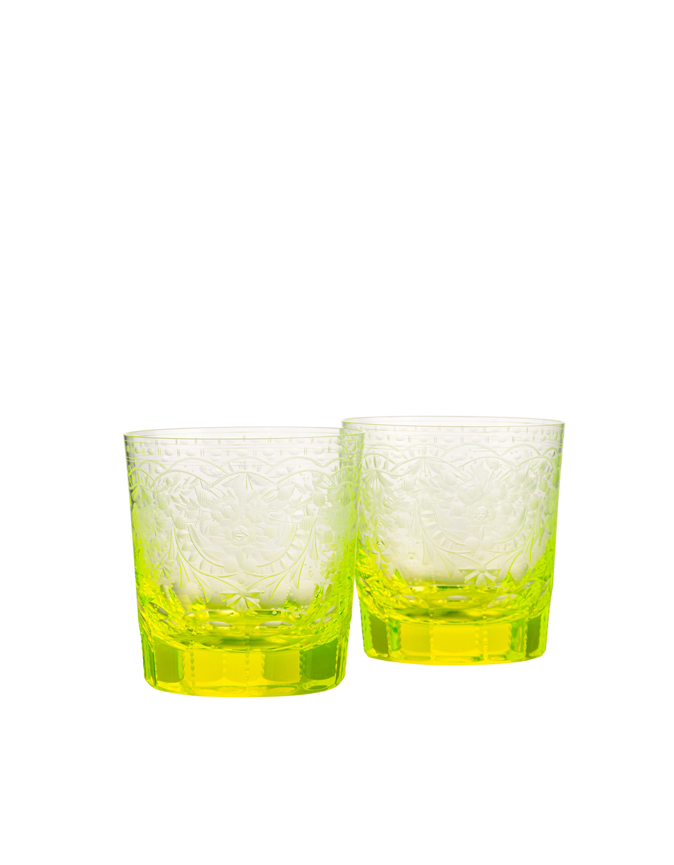 Maharani sklenice, 370 ml, sada 2 kusů, uran