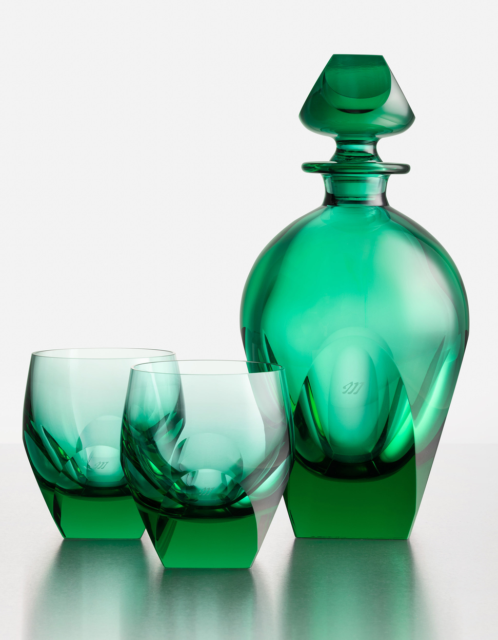 Bar sklenice, 220 ml, sada 2 kusů, nefrit - galerie #2