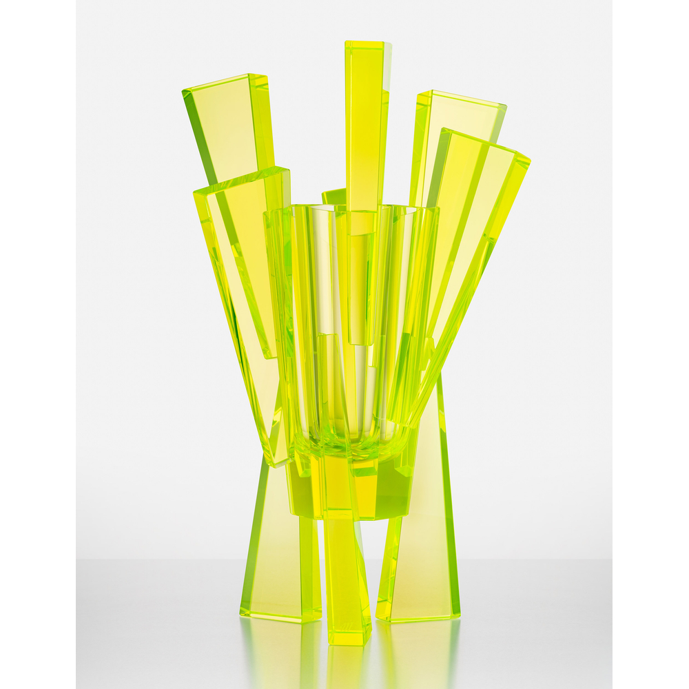 Blues vase, 50 cm, uranium