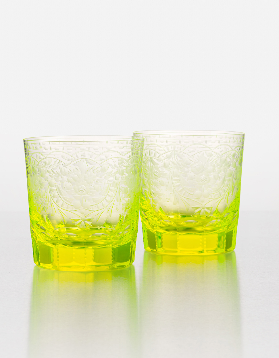 Maharani sklenice, 370 ml, sada 2 kusů, uran - galerie #1